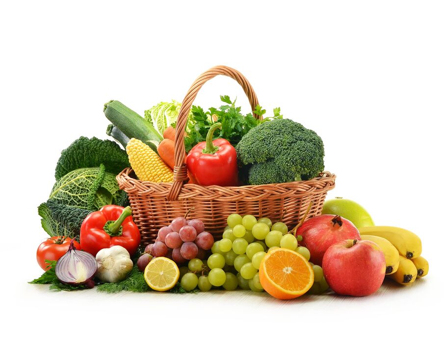 میوه ها و سبزیجات تازه در رژیم غذایی